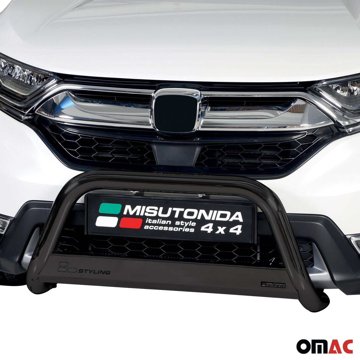 Bară de protecție/buton față pentru Honda CR-V VH 2019-2025 ø63mm oțel negru