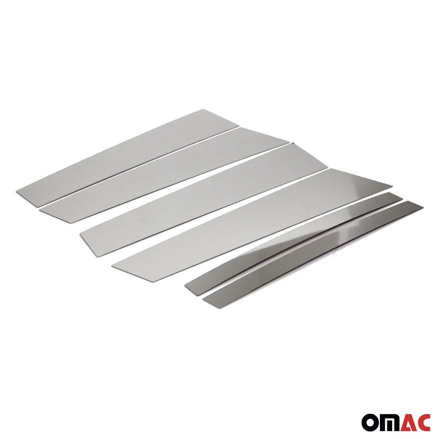 B-Säule C-Säule Türsäulen Verkleidung für Mercedes C Klasse 2014-2020 Chrom 6tlg