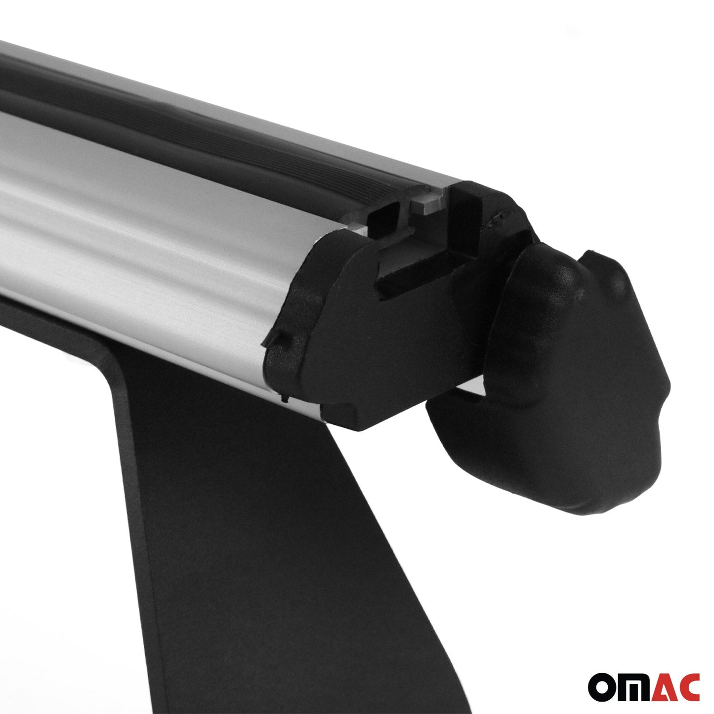 Portbagaj de plafon VW Amarok 2022-2025, aluminiu argintiu, 2 piese