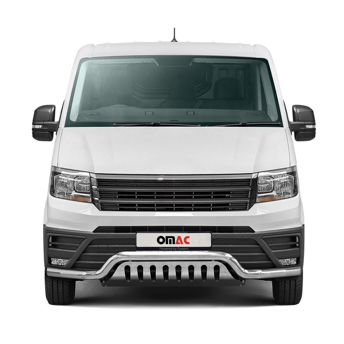 Frontbügel Frontschutzbügel für VW Crafter 2017-2025 Edelstahl mit ABE Silber