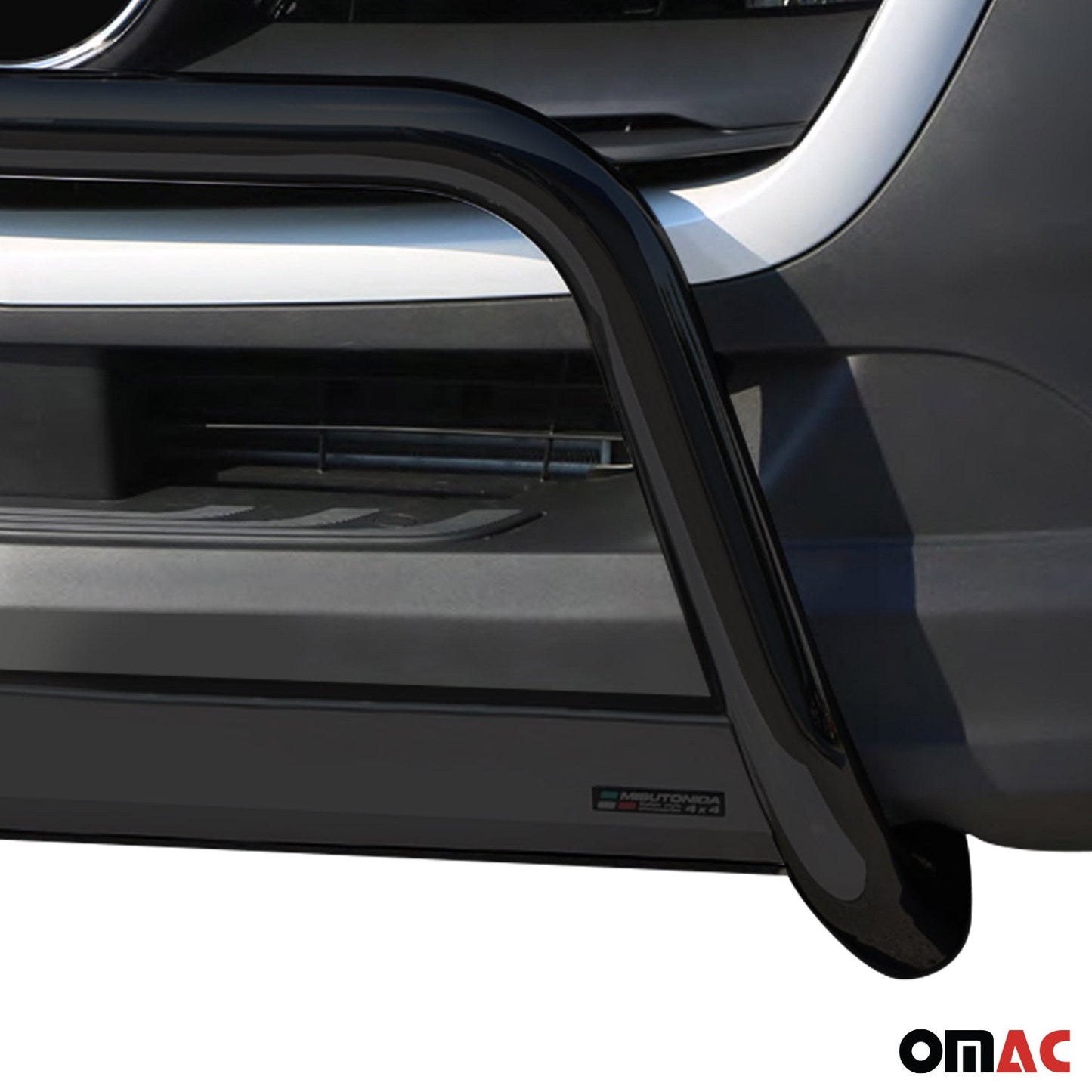 Bară de protecție/buton față pentru Mercedes Sprinter 2018-2023, neagră, ø63 mm