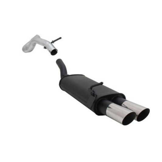 Novus Sportauspuff für Audi A3 Seat Leon VW Golf 4 New Beetle 2x76 MS-Design ABE