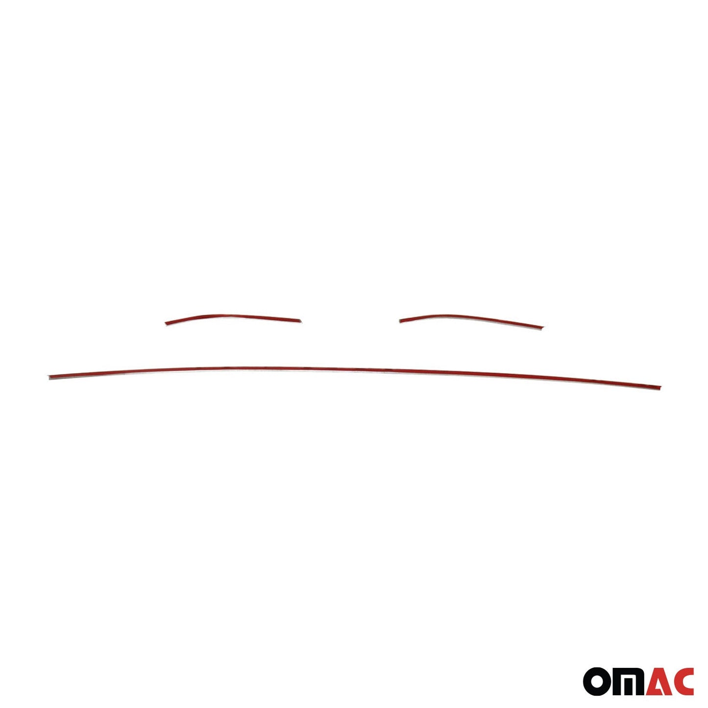 Frontgrill Leiste für Skoda Superb III 2015-2019 Edelstahl Chrom 3 Tlg