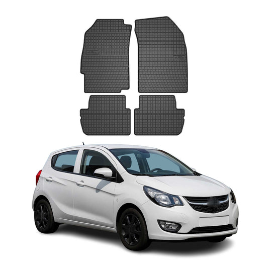 2015-2019 Opel Karl Fußmatten TPE Schwarz 4 tlg