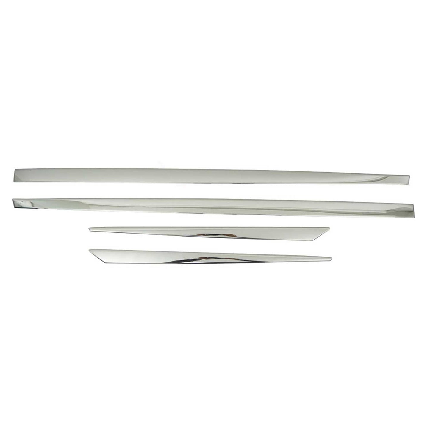 Seitentürleiste Türschutzleiste für Renault Fluence 2010-2021 Chrom Edelstahl 4x