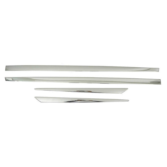 Seitentürleiste Türschutzleiste für Renault Fluence 2010-2021 Chrom Edelstahl 4x