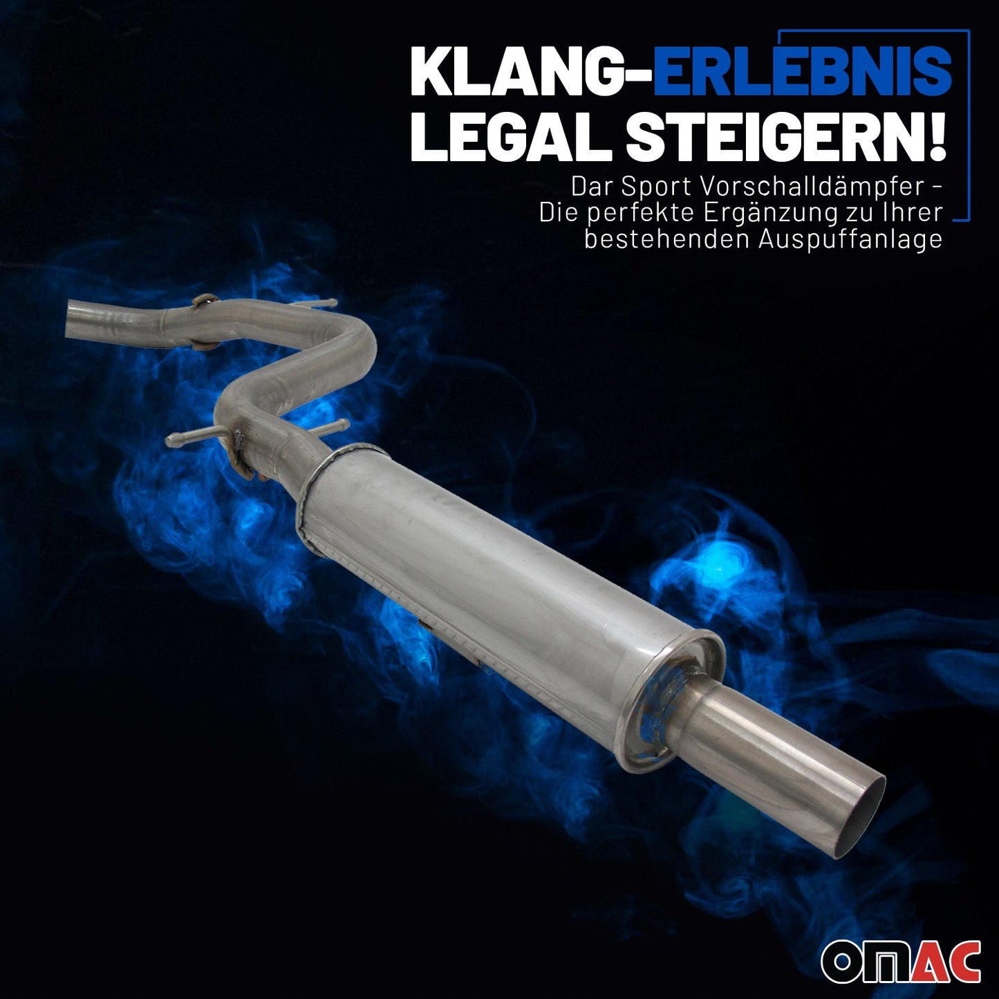 NOVUS Edelstahl Sport Vorschalldämpfer für VW Scirocco Facelift 2.0 TSI