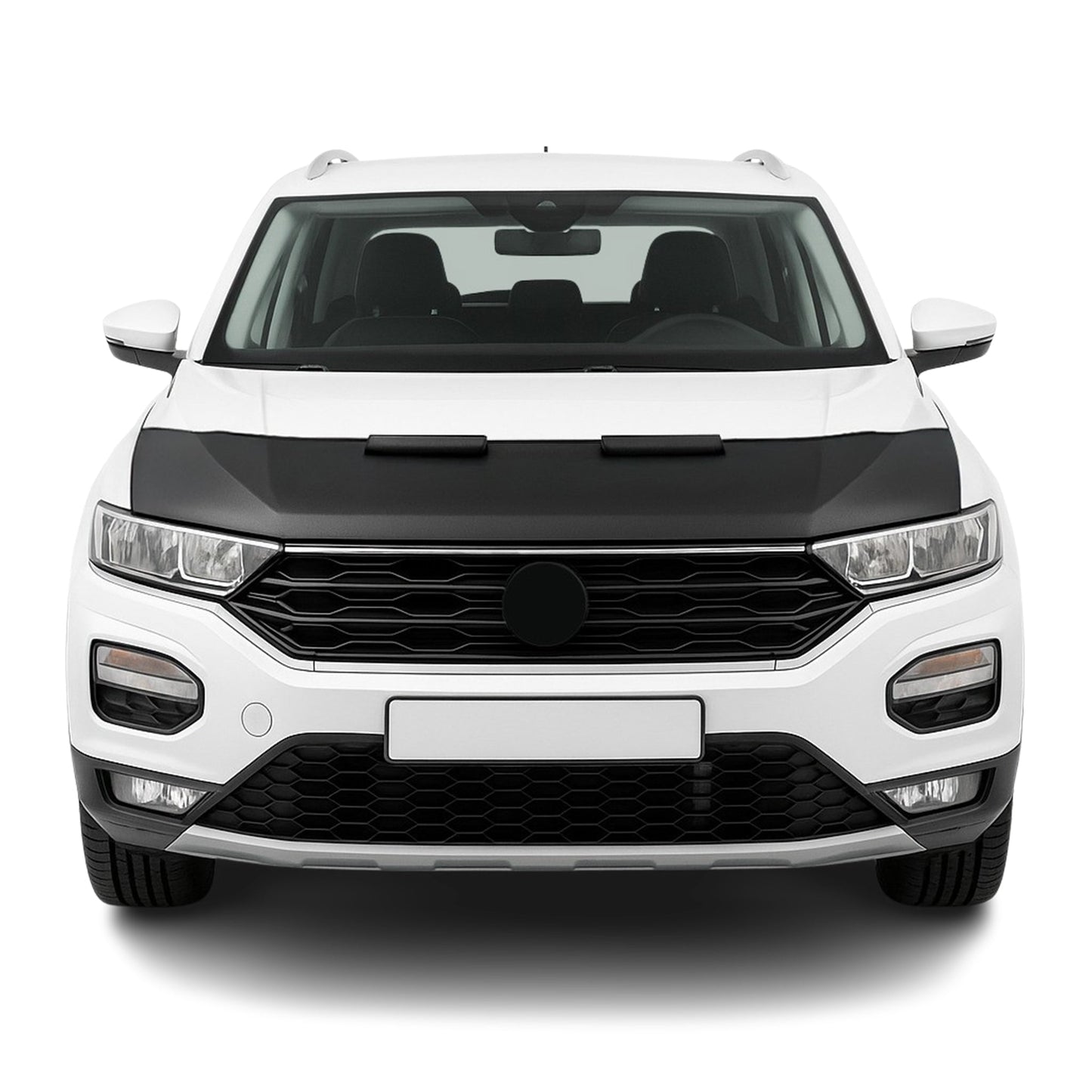 Protecție capotă anti-ciobituri pentru VW T-Roc 2017-2025, negru, jumătate