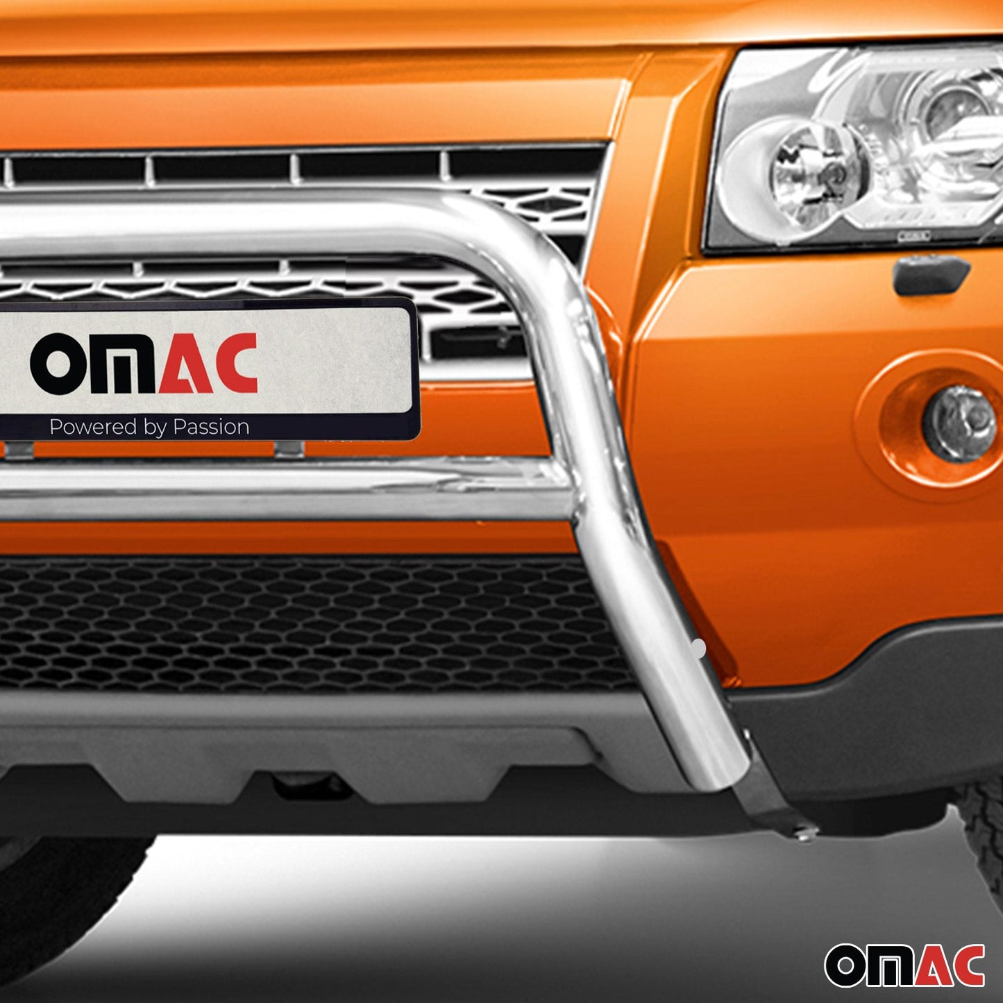 Bară de protecție/buton față pentru Land Rover Freelander 2007-2014 cu ABE (omologare de tip germană) argintiu