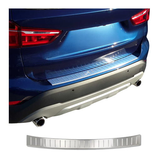 Ladekantenschutz Stoßstangenschutz für BMW X1 E84 2012-2015 Edelstahl Gebürstet