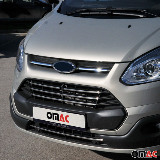 Grilă radiator Ford Transit Tourneo Custom 2013-2018 cromată, 2 benzi