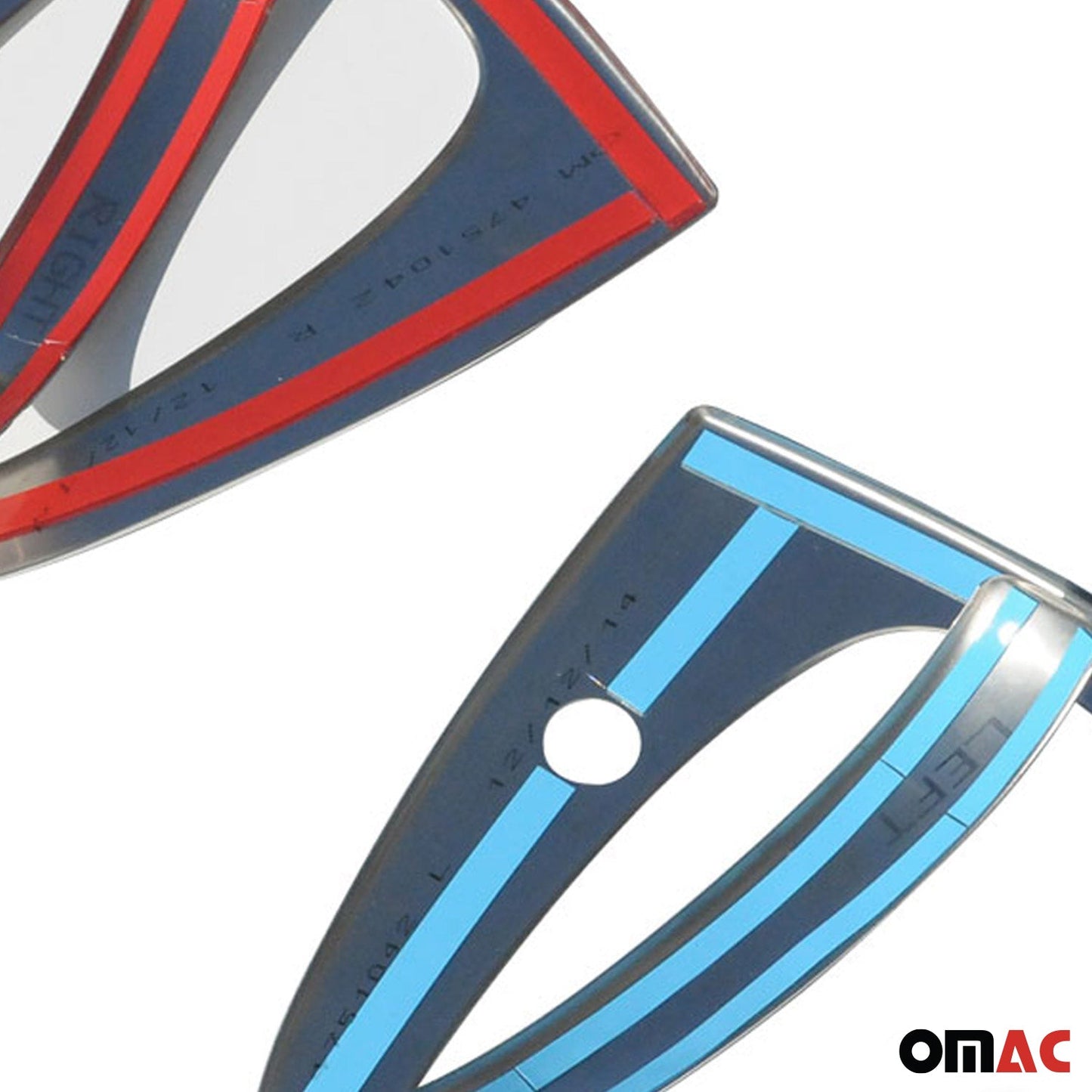 Capace mâner ușă, capace mâner ușă pentru Smart ForTwo 2007-2015, oțel inoxidabil, argintiu, 4 bucăți