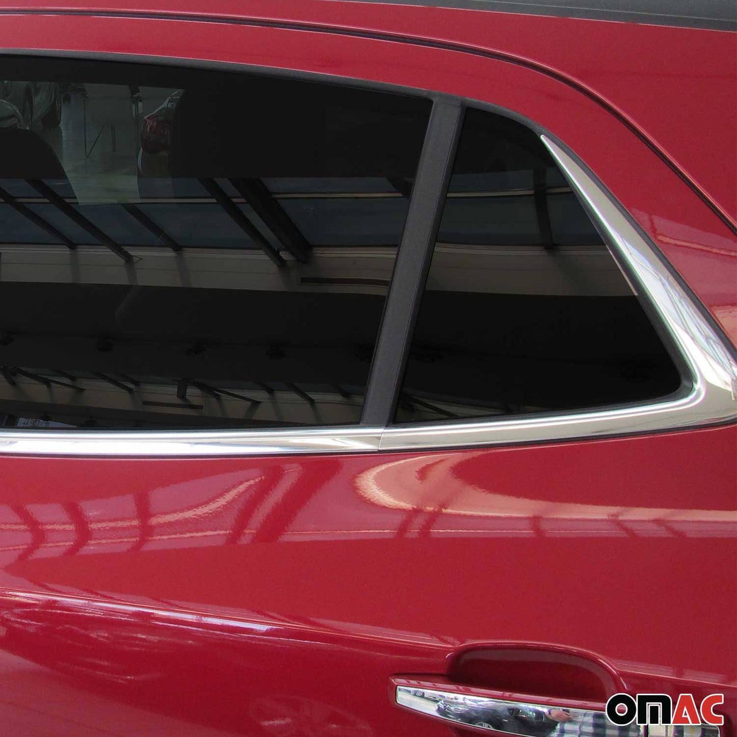 Fensterleisten Zierleisten für Opel Mokka 2012-2016 Edelstahl Chrom 8tlg