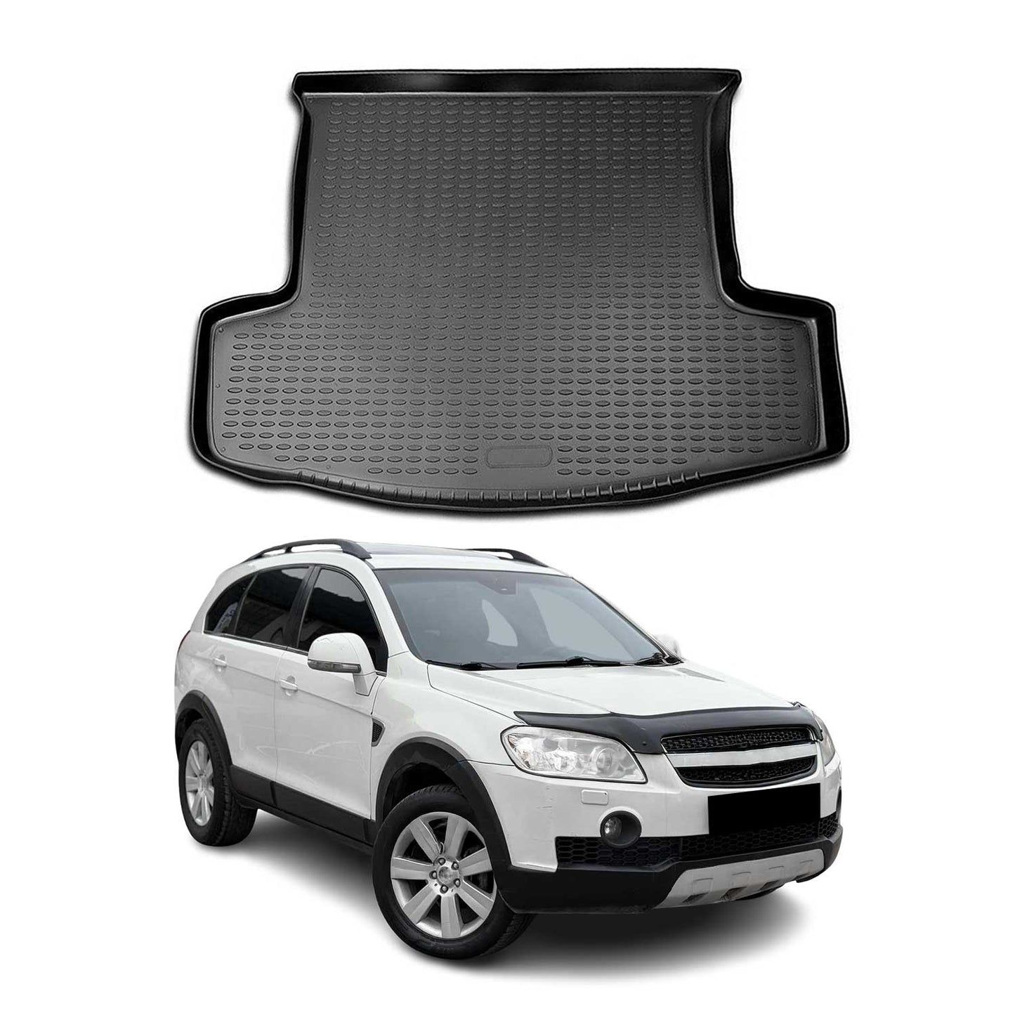 Covoraș portbagaj/tapițerie portbagaj pentru Chevrolet Captiva 2006-2017, cauciuc TPE