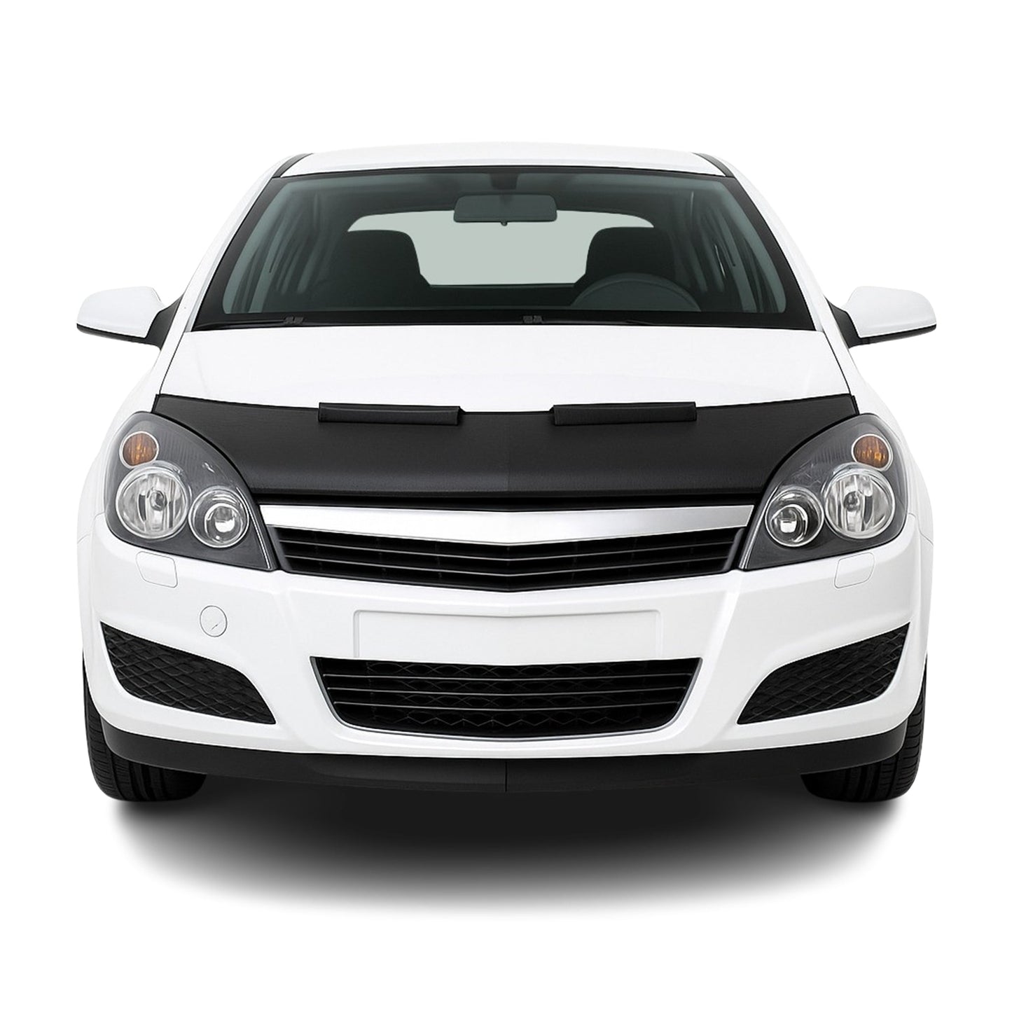 Mască de protecție împotriva ciobiturilor de pietre pentru capotă pentru Opel Astra H 2004-2009, neagră