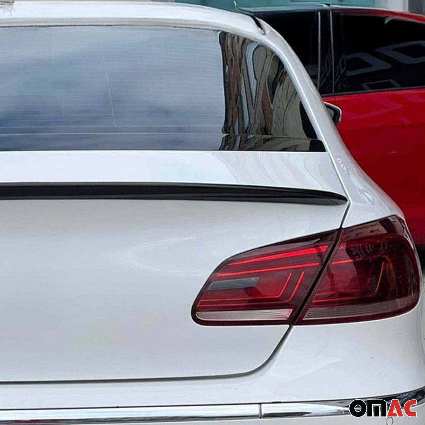 Eleron spate, aripă spate, bordură spate pentru VW CC 2008-2021, culoare LC9X, sedan, ABS