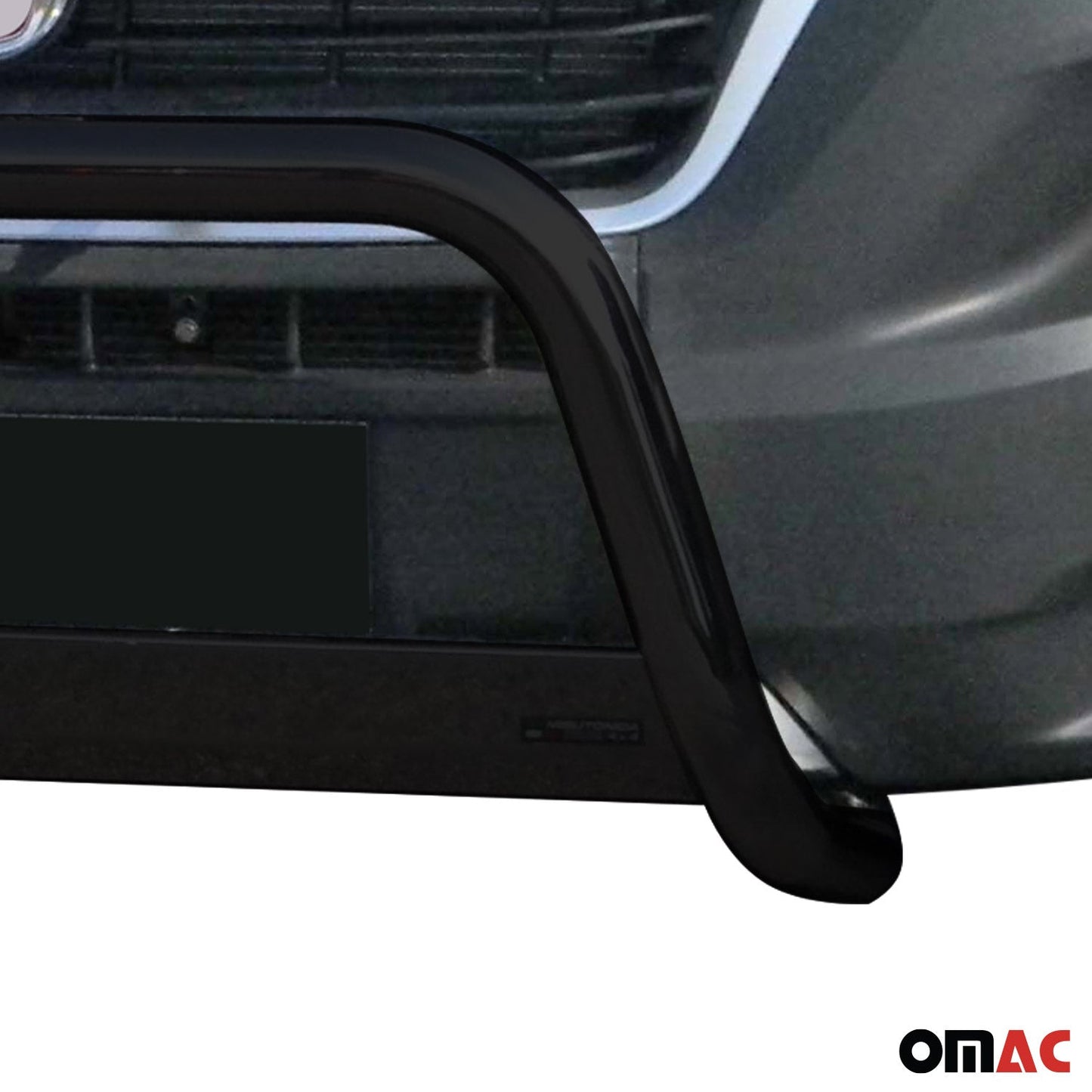 Bară de protecție/buton față pentru Fiat Ducato 2014-2020, oțel inoxidabil negru, ø63 mm