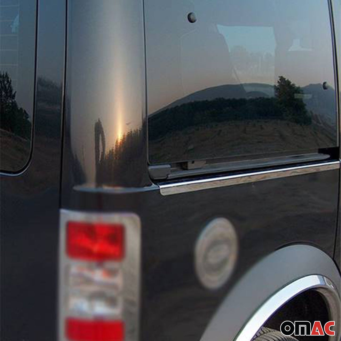 Schiebetürleisten für Ford Transit Connect 2002-14 L2 Langer Rs Chrom Edelstahl