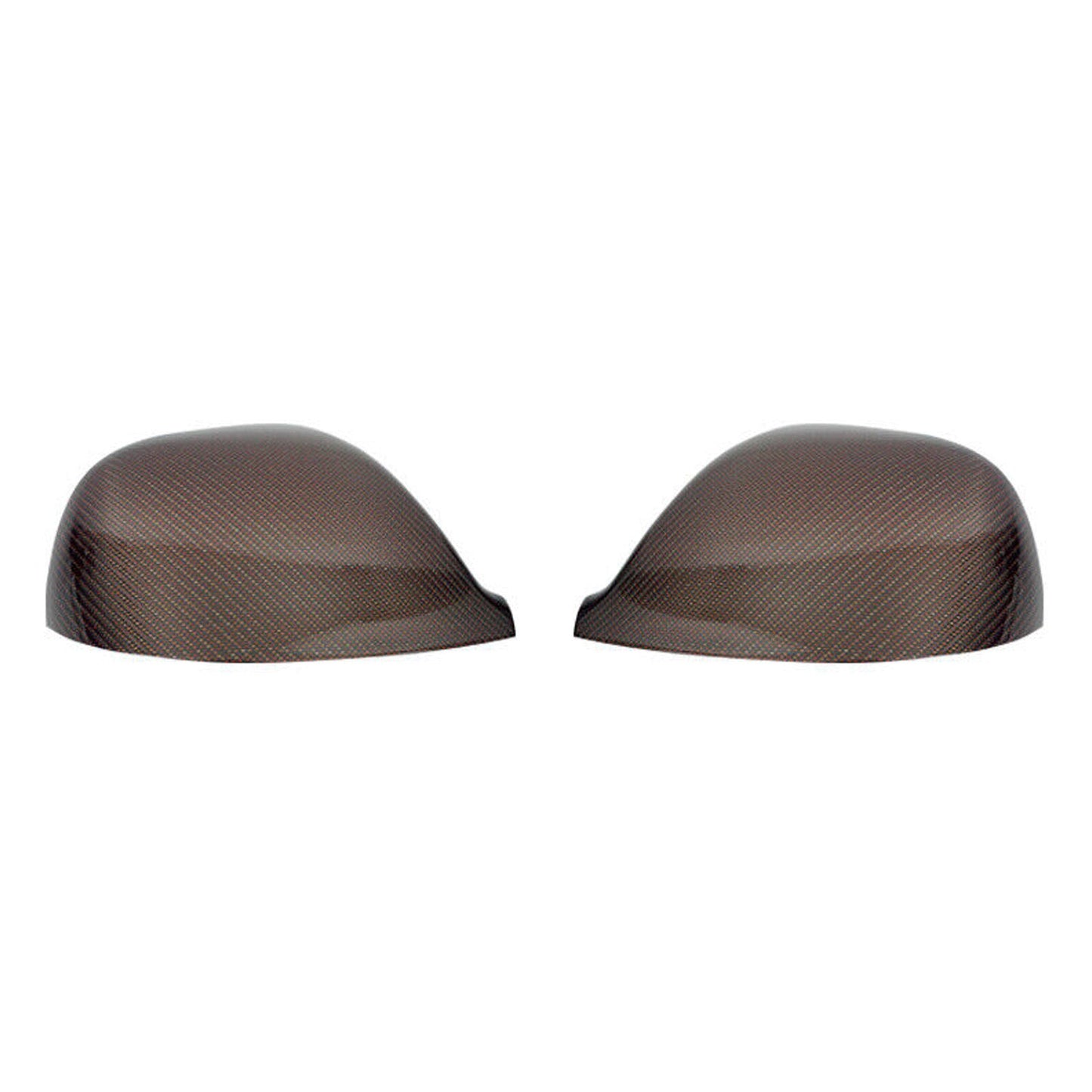 Spiegelkappen Spiegelabdeckung für VW Transporter T5 2009-2015 Kohlefaser Rot