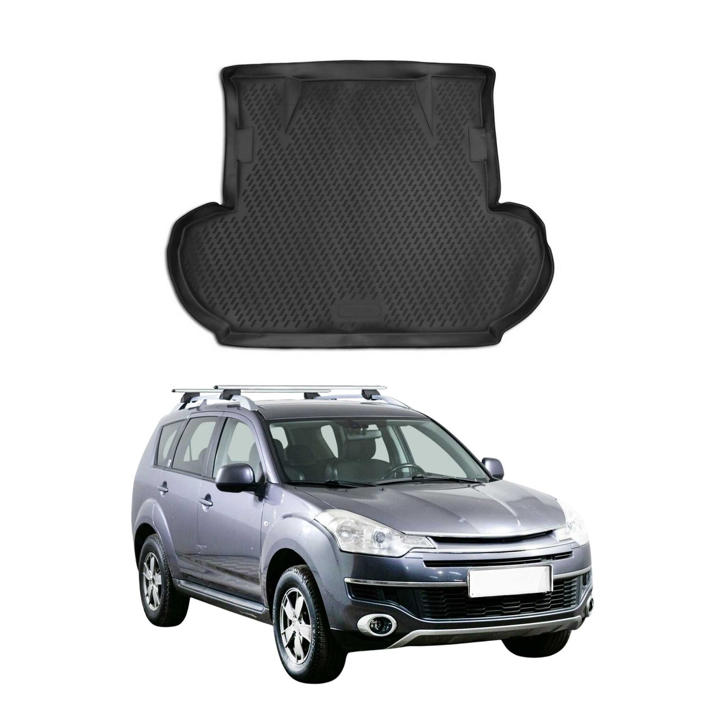 Covoraș portbagaj/tapițerie portbagaj pentru Citroen C-Crosser 2010-2021, cauciuc TPE