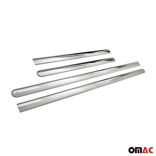 Seitentürleiste Türleisten Türschutzleiste für Opel Corsa C 2000-2006 Chrom 4x