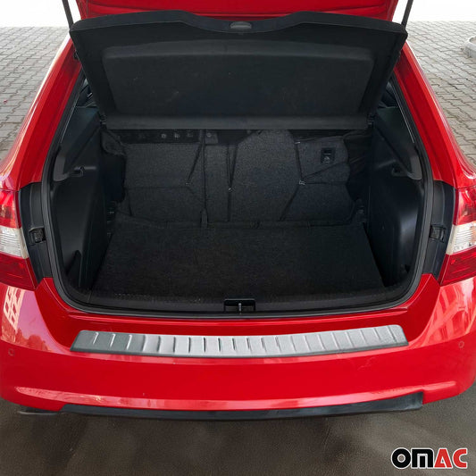 Ladekantenschutz Stoßstangenschutz für Skoda Rapid Limo 2012-19 Chrom Gebürstet