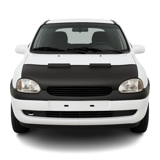 Protecție capotă anti-ciobituri pentru Opel Corsa B 1993-2000, jumătate neagră