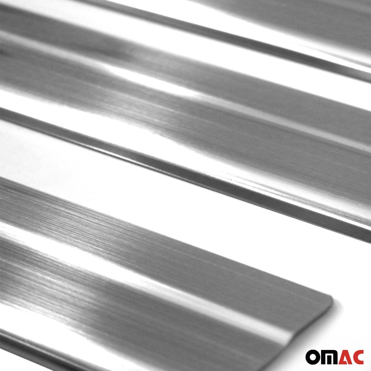 Protecții prag ușă pentru Mazda CX-5 KF 2017-2025, oțel inoxidabil, argintiu, set 4 piese