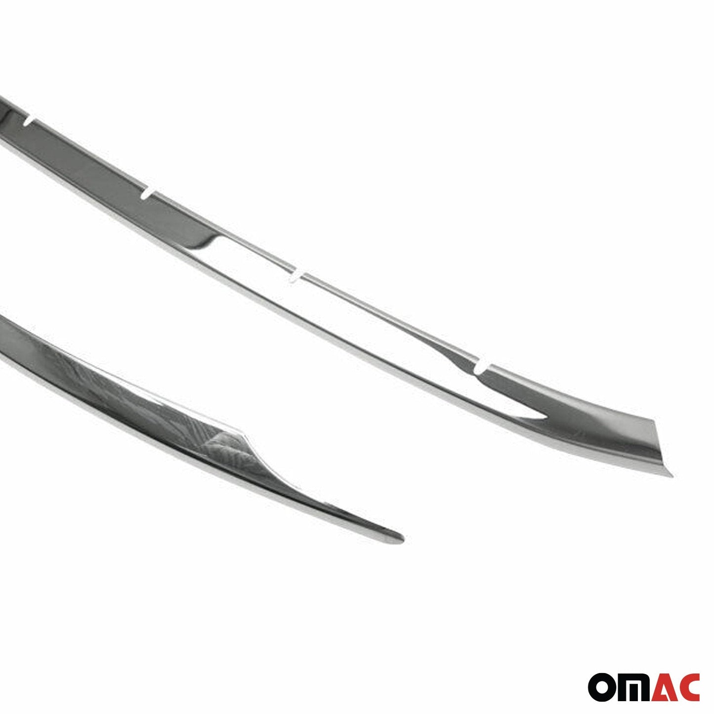 Benzi decorative grilă radiator pentru VW Caddy 2015-2020, oțel inoxidabil, argintiu, set 3 piese