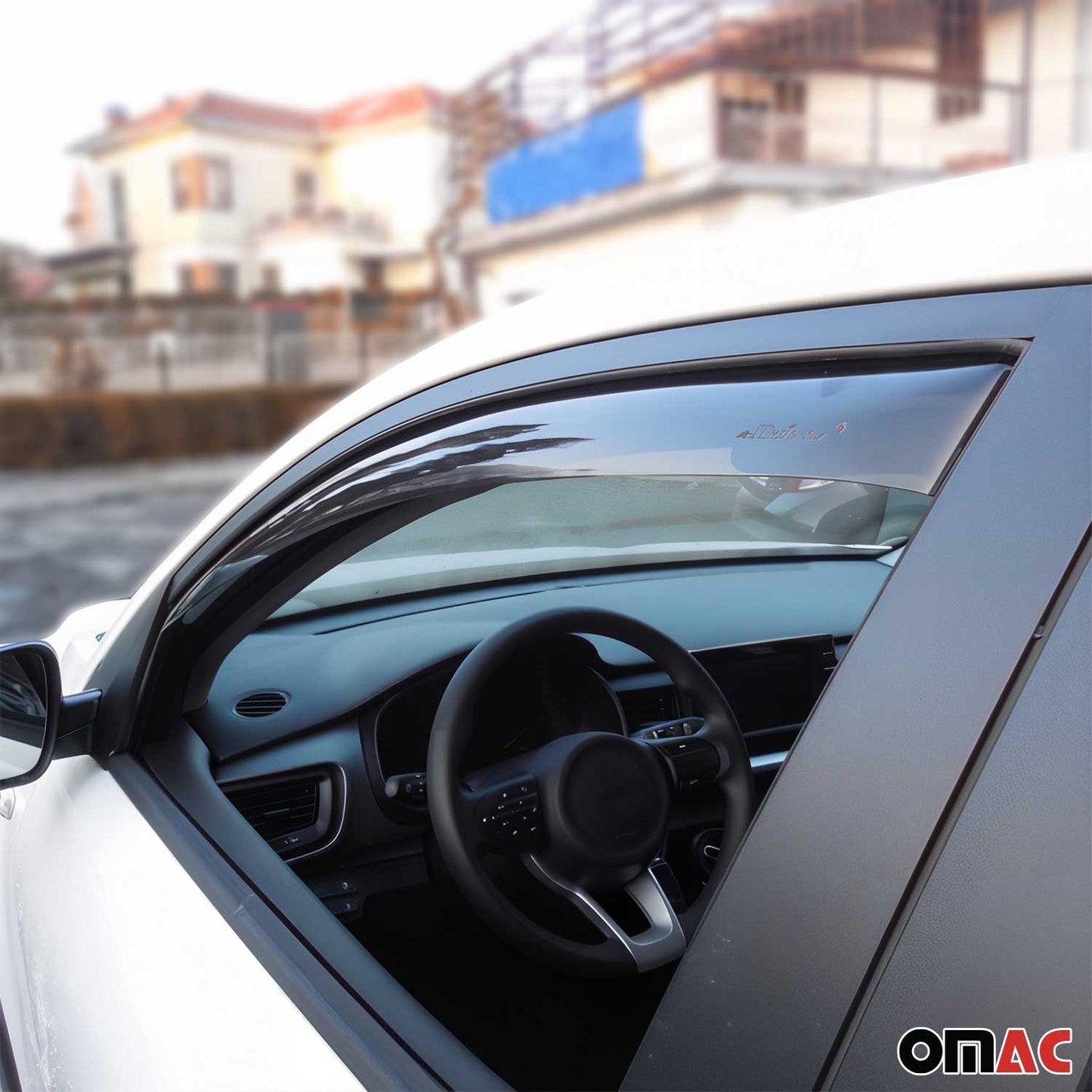 Windabweiser Regenabweiser für Kia Stonic 2017-2025 Dunkel Acryl 4tlg