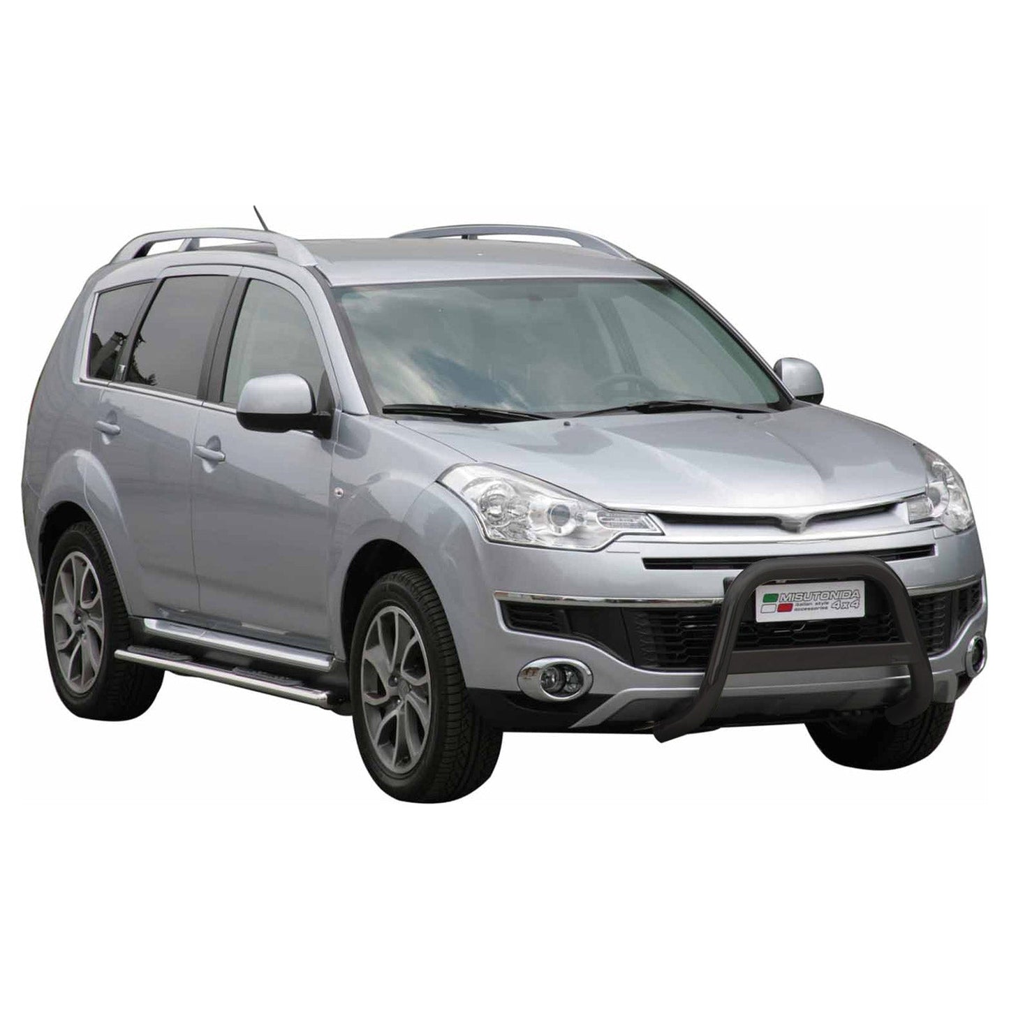 Bară de protecție/buton față pentru Citroen C-Crosser 2008-2012 ø63mm oțel negru