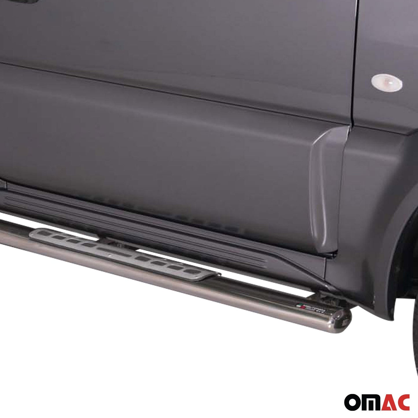 Edelstahl Seitenschweller Schwellerrohre für Suzuki Jimny 2012-2017 Silber