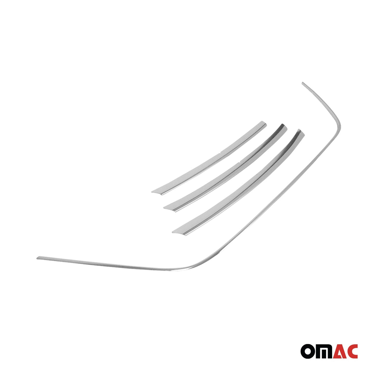 Benzi decorative grilă auto pentru Hyundai i30 2012-2017, oțel inoxidabil, argintiu, 4 bucăți