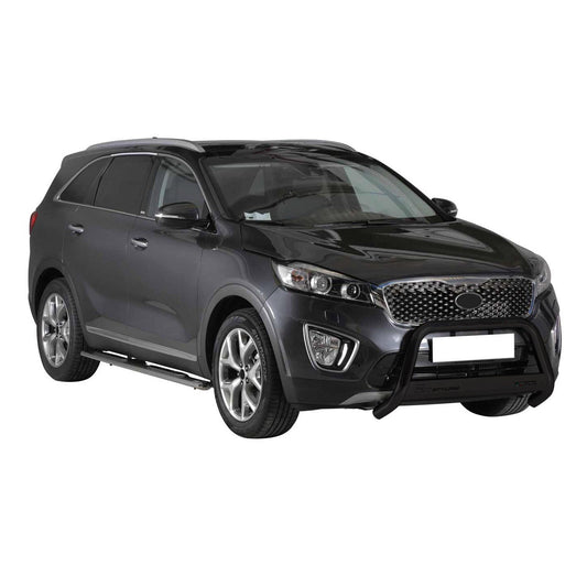 Bară de protecție/buton față pentru Kia Sorento 2014-2017, oțel negru, ø63mm