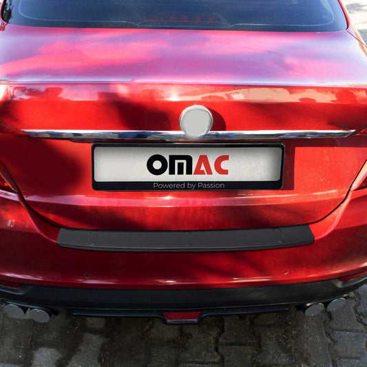 Protecție bară spate pentru Fiat Tipo sedan 2015-2025, acrilică, neagră