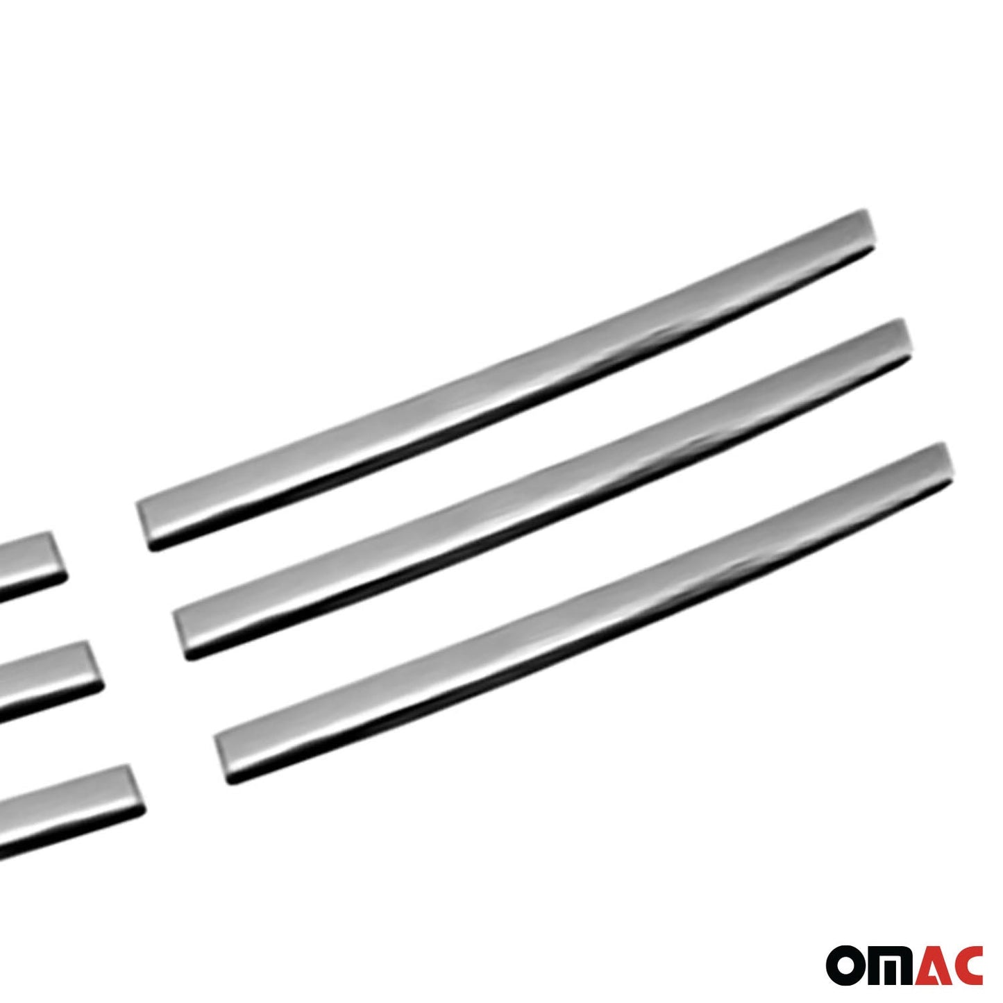 Benzi grilă radiator pentru VW Sharan 1995-2000, oțel inoxidabil, argintiu, 6 bucăți