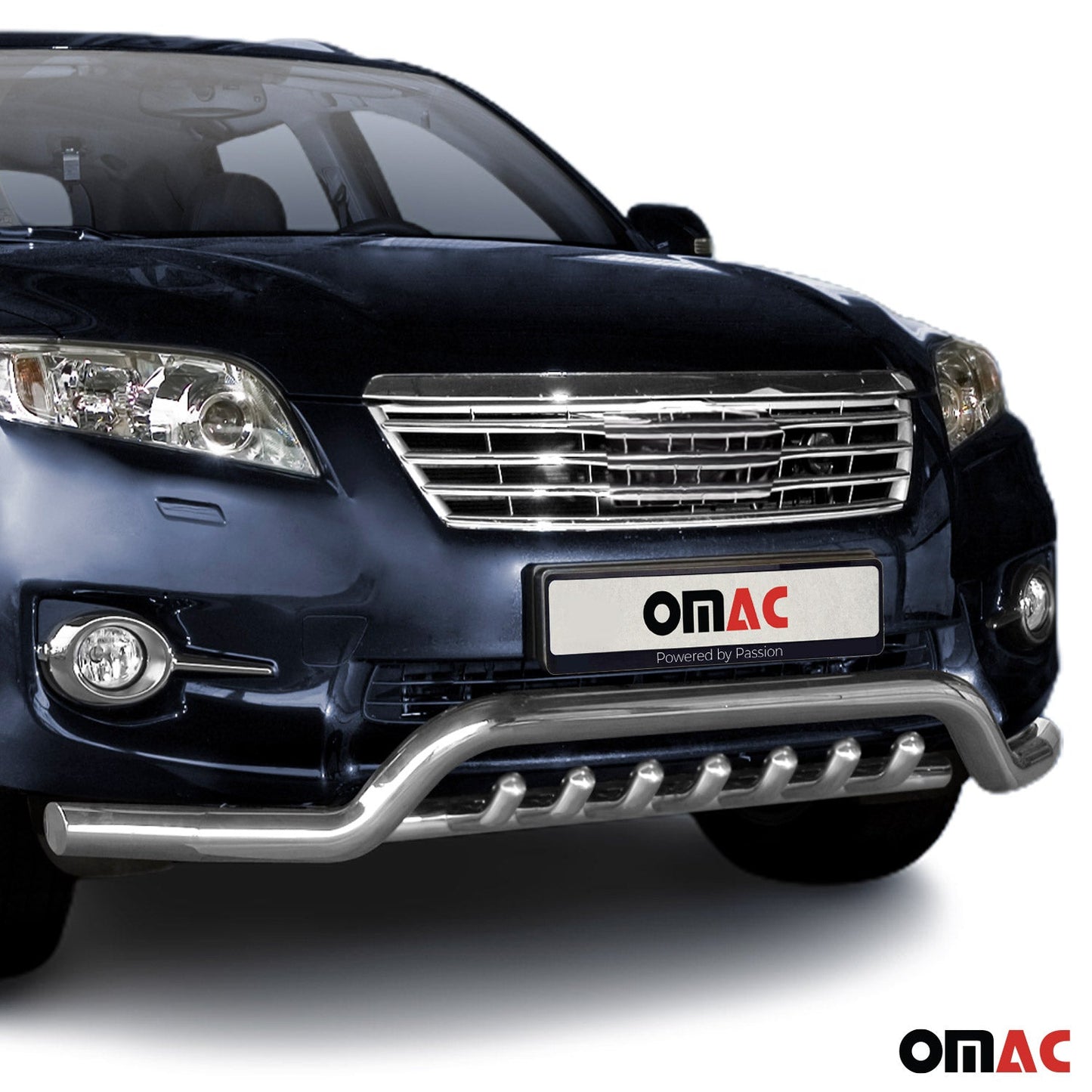 Frontschutzbügel Frontbügel für Toyota RAV4 2010-2013 mit ABE Stahl Silber