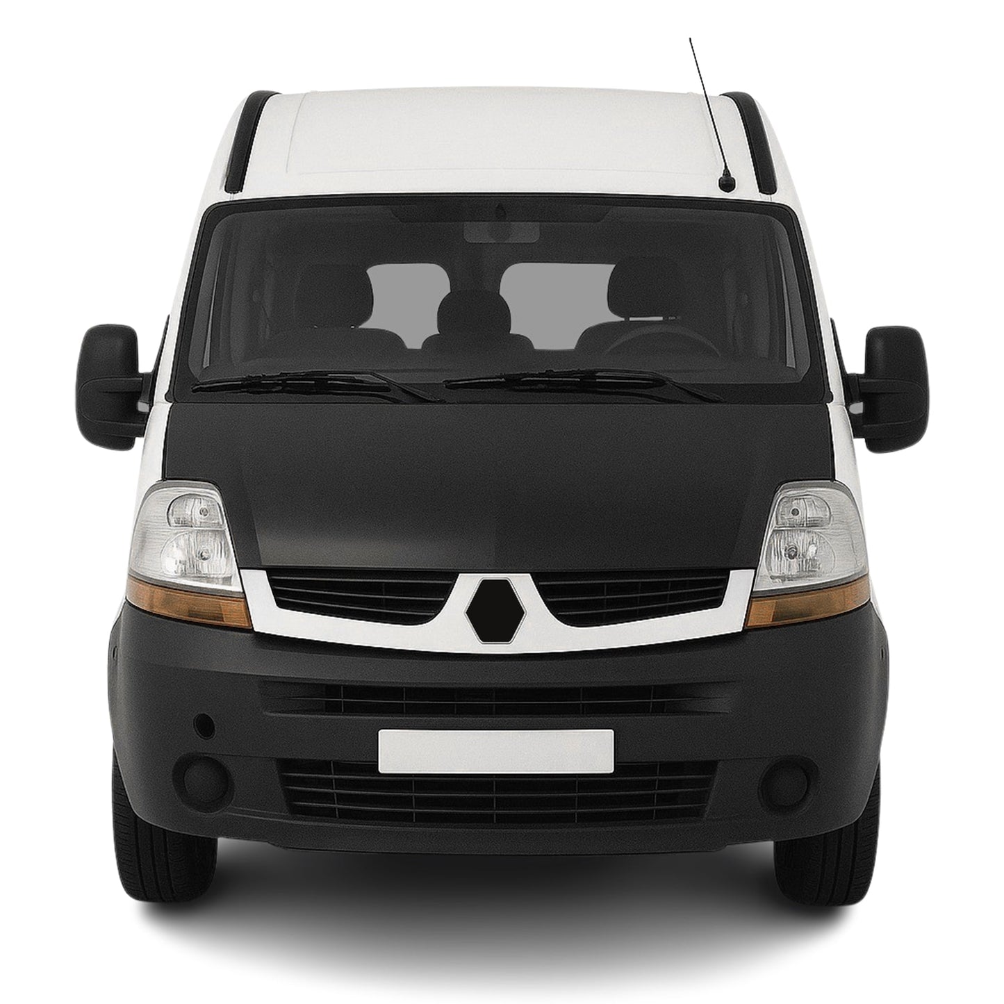 Haubenbra Steinschlagschutz Bonnet Bra für Renault Master 2003-2010 Schwarz