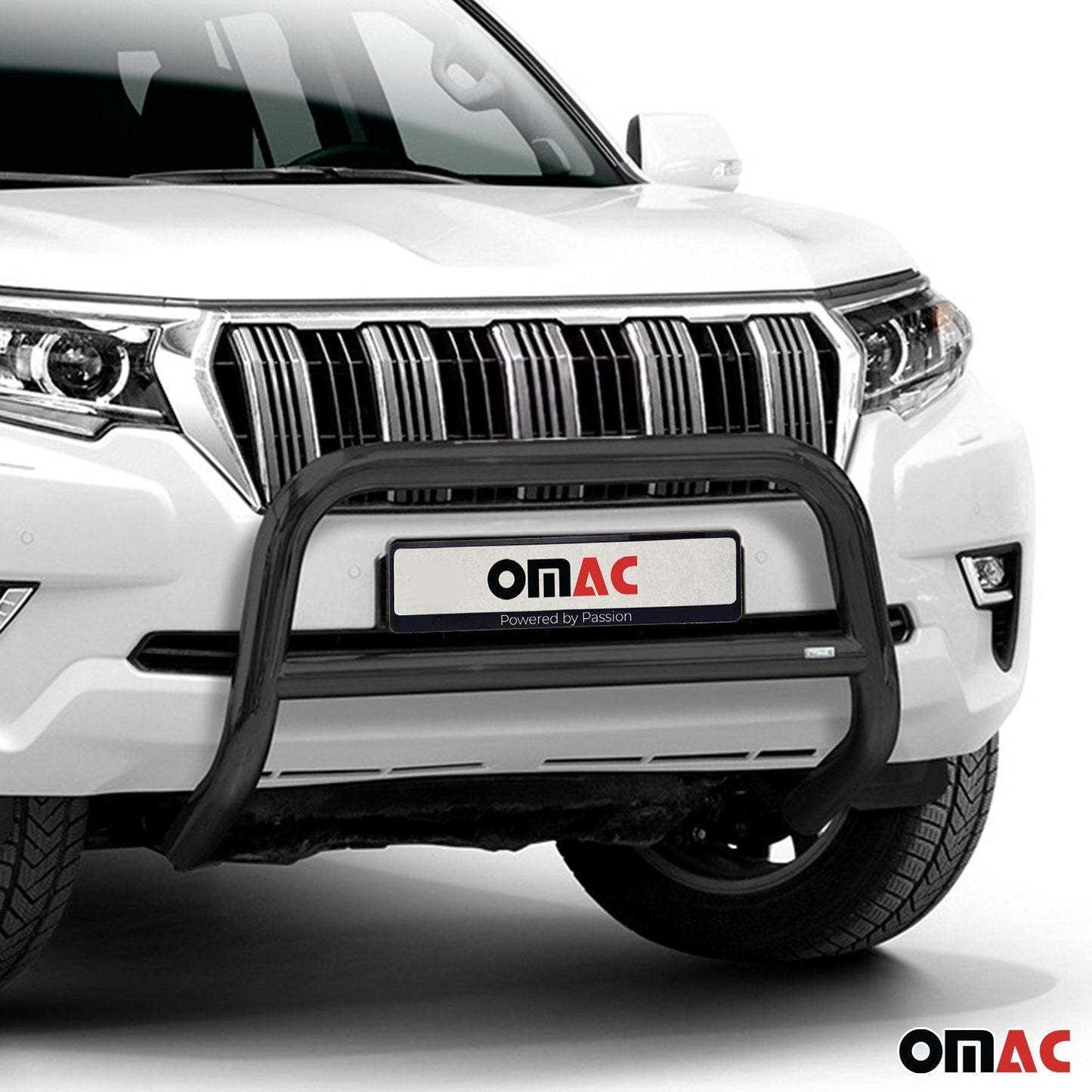 Bară de protecție/buton față pentru Toyota Land Cruiser 150 2017-2022, omologată ABE, neagră