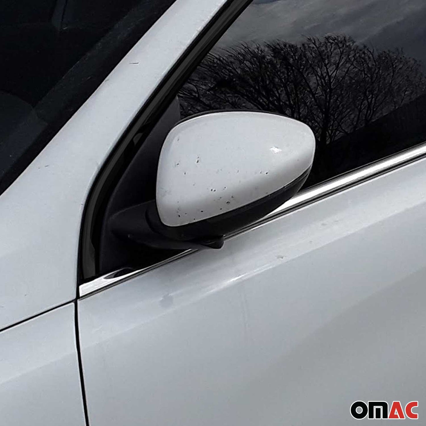 Fensterleisten Zierleisten für Peugeot 308 2014-2021 Edelstahl Chrom 4tlg