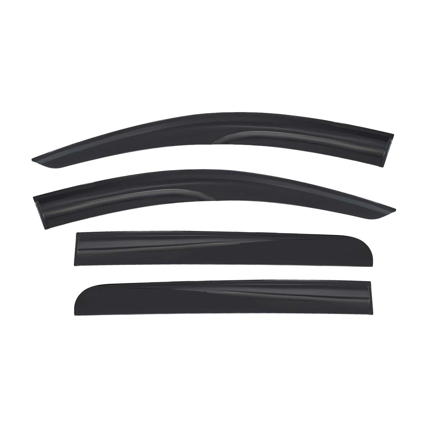 4x Deflectoare de vânt Deflectoare de ploaie pentru Mitsubishi L200 Triton 2014-2021 Acril Închis la culoare