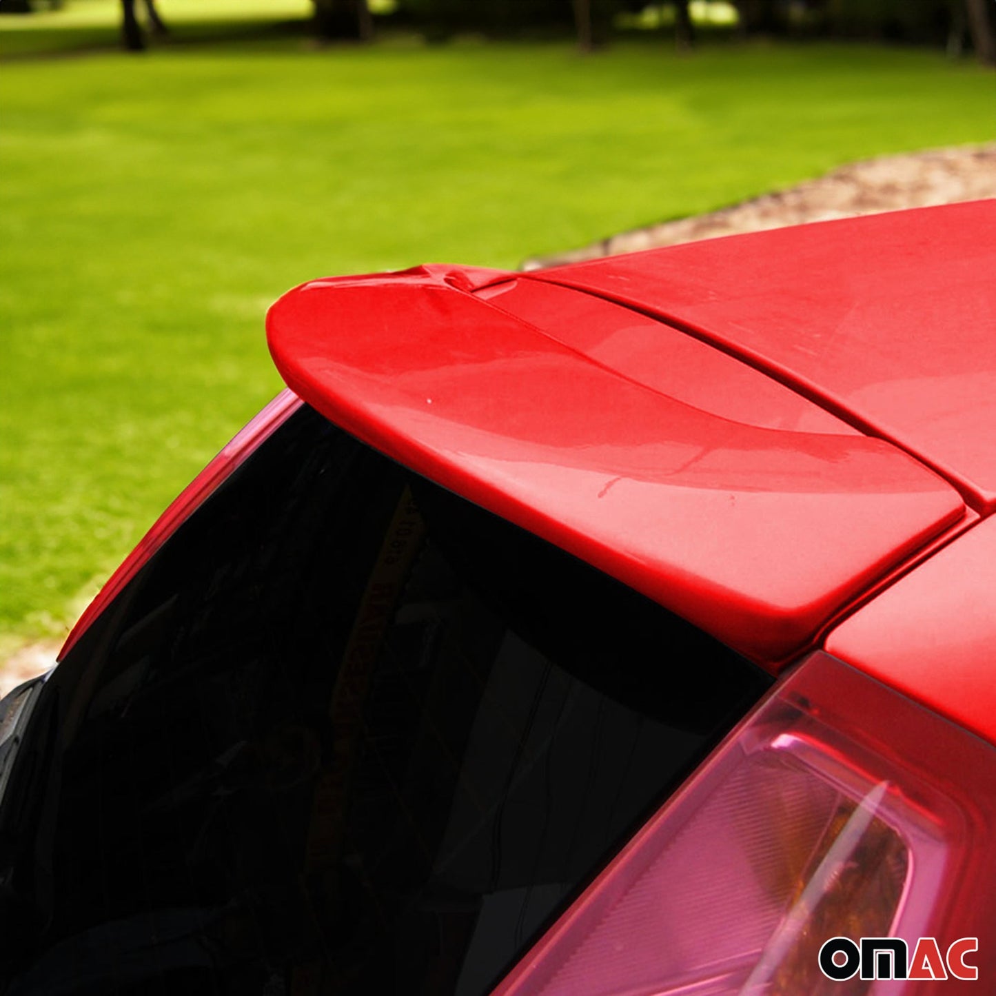 Heckspoiler Dachspoiler für Fiat Punto Evo Grande Punto 2005-2012 Rot Lackiert