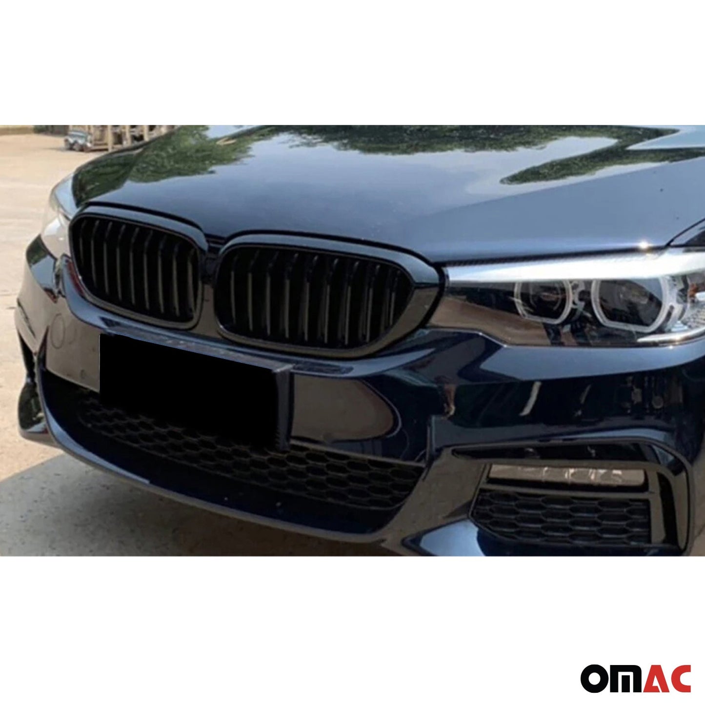 2016-2020 BMW 5er G30 G31 G38 Limo Heckspoiler Hecklippe Schwarz