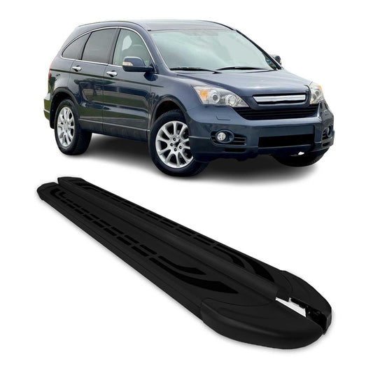 Trittbretter Seitenschweller Seitenbretter für Honda CR-V 2006-2012 Alu Schwarz