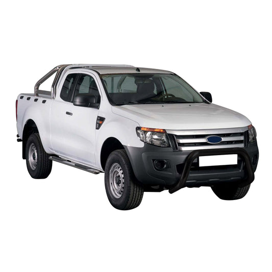 Bară de protecție/buton față pentru Ford Ranger 2012-2015, ø76mm, oțel, negru, protecție