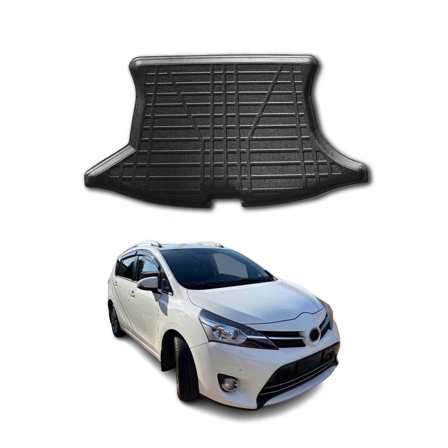 Protecție portbagaj/căptușeală marfă pentru Toyota Verso AR20 2009-2018, cauciuc TPE, negru