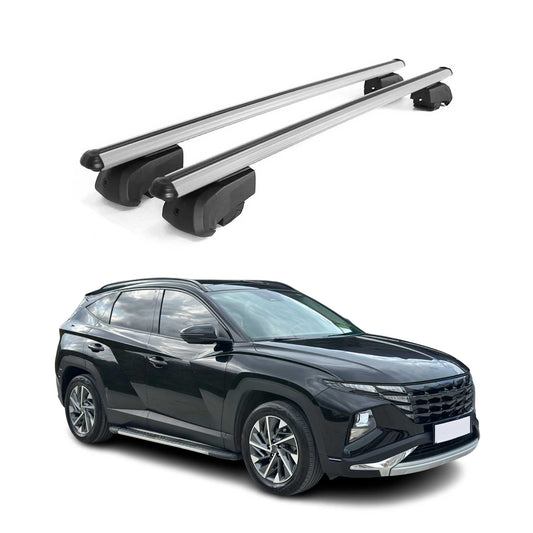 Dachträger Gepäckträger für Hyundai Tucson IV NX4 2020-2025 ABE Alu Grau 2x