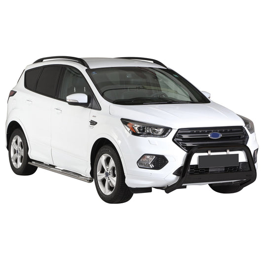 Bară de protecție/buton față pentru Ford Kuga 2017-2019, ø63mm, oțel, negru, protecție