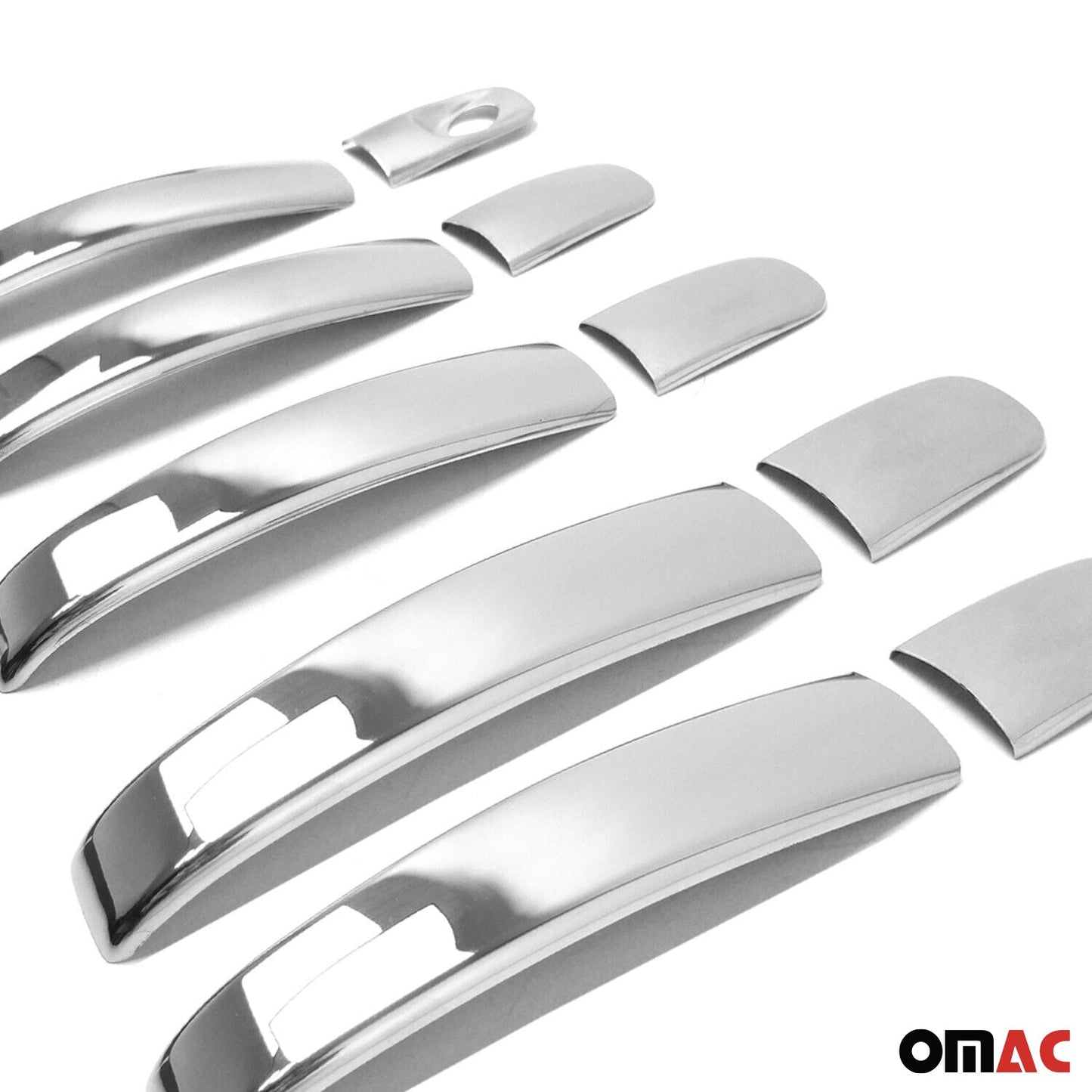 Ornamente mâner ușă, capace mâner ușă pentru Nissan Primastar 2001-2014 5 uși, oțel inoxidabil, 10x