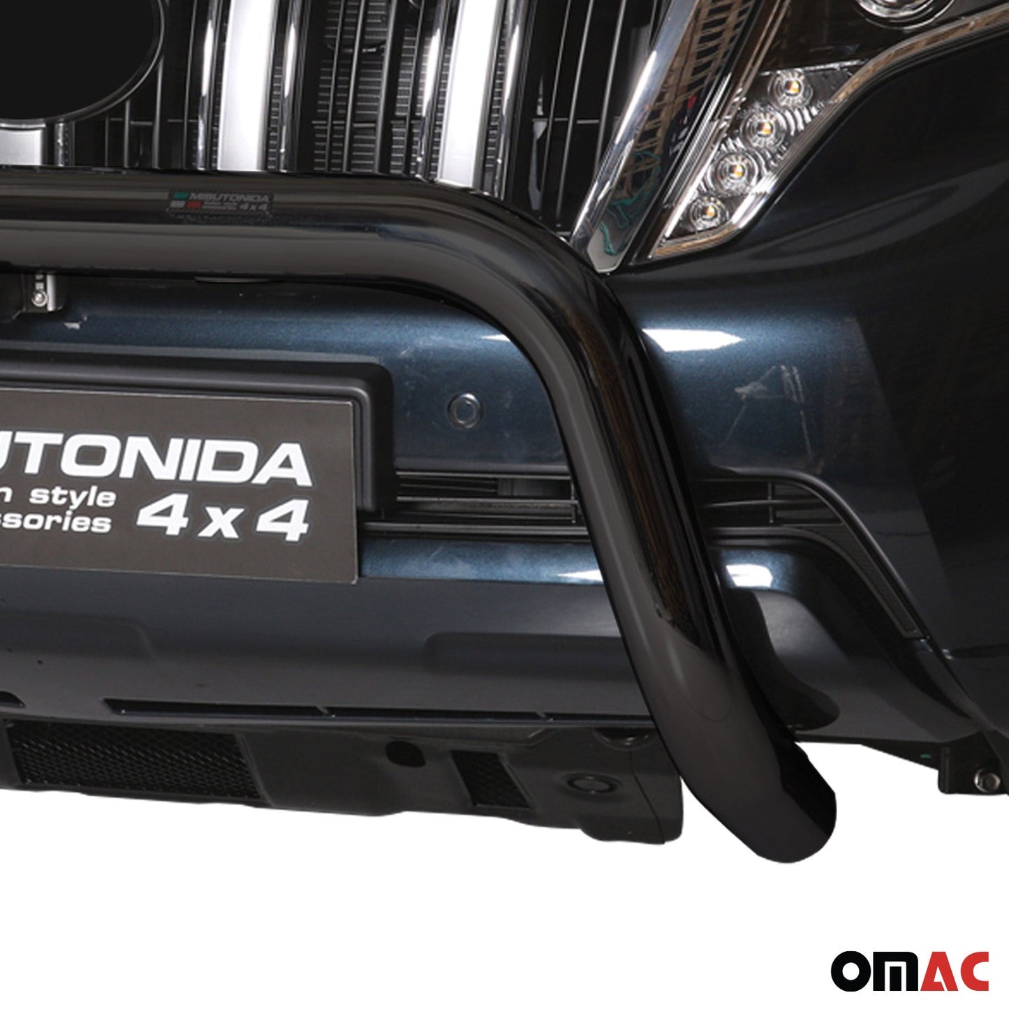 Frontbügel Frontschutz für Toyota Land Cruiser Prado J150 2014-2017 ø76 Schwarz